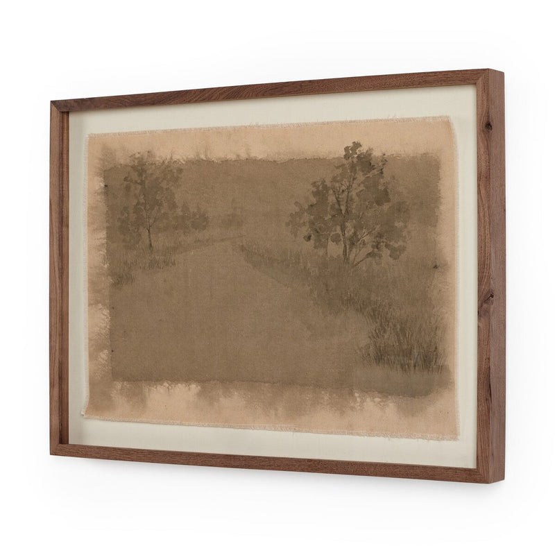 Daughters Of The Water VI by Aileen Fitzgerald - Rustic Walnut