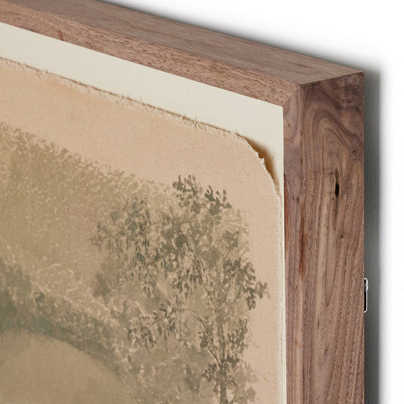 Daughters Of The Water VII by Aileen Fitzgerald - Rustic Walnut