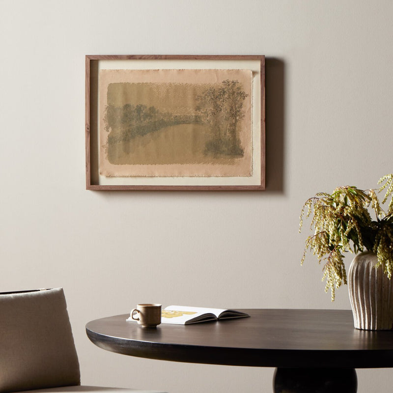 Daughters Of The Water VII by Aileen Fitzgerald - Rustic Walnut