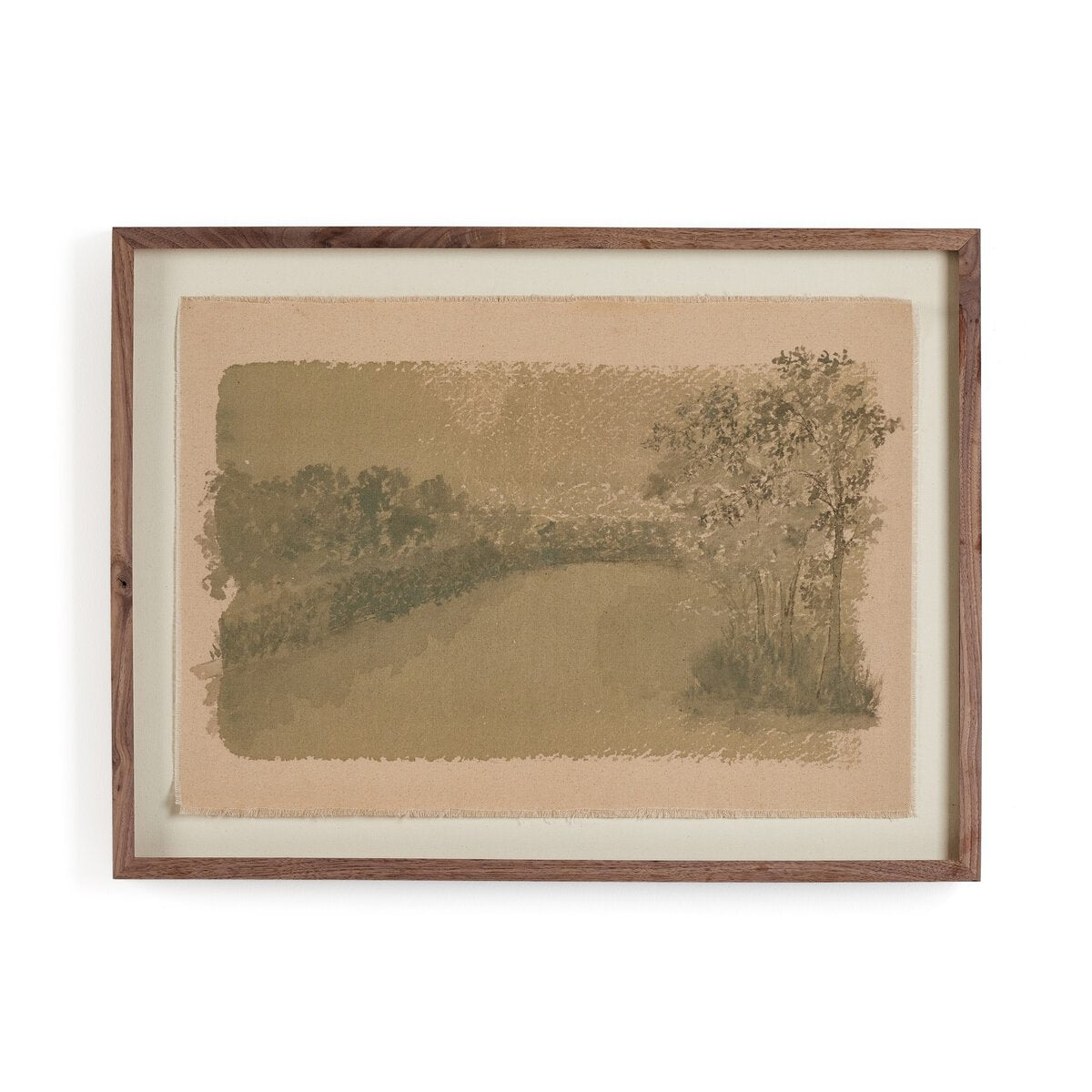 Daughters Of The Water VII by Aileen Fitzgerald - Rustic Walnut