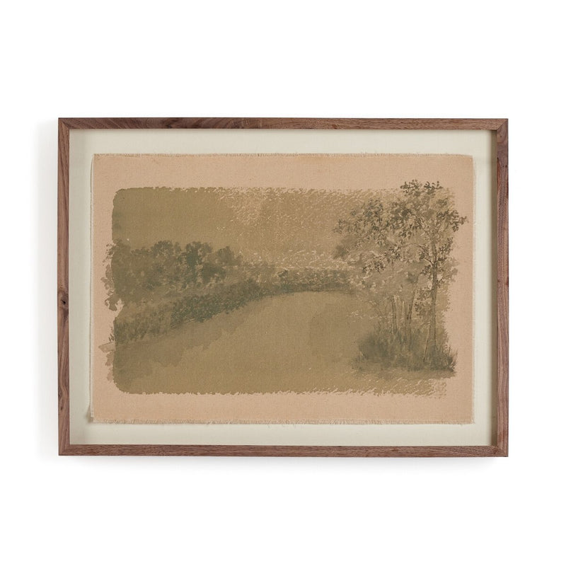 Daughters Of The Water VII by Aileen Fitzgerald - Rustic Walnut