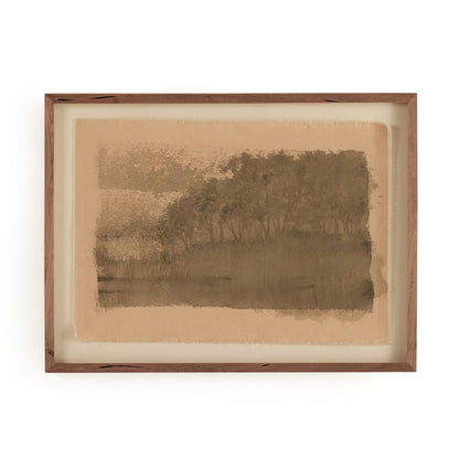 Daughters Of The Water IV by Aileen Fitzgerald - Rustic Walnut
