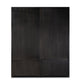 Admont Double Bookcase With Ladder - Worn Black
