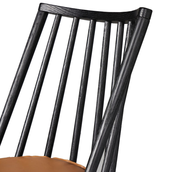 Lewis Swivel Bar + Counter Stool - Whiskey Saddle