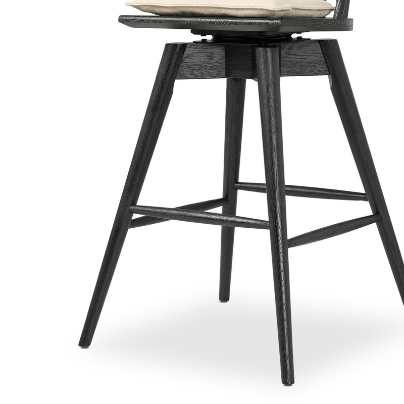 Lewis Swivel Bar + Counter Stool - Antwerp Natural
