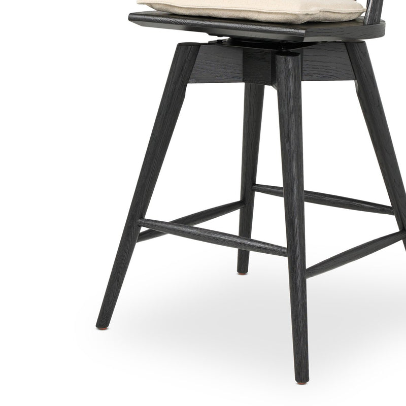 Lewis Swivel Bar + Counter Stool - Antwerp Natural