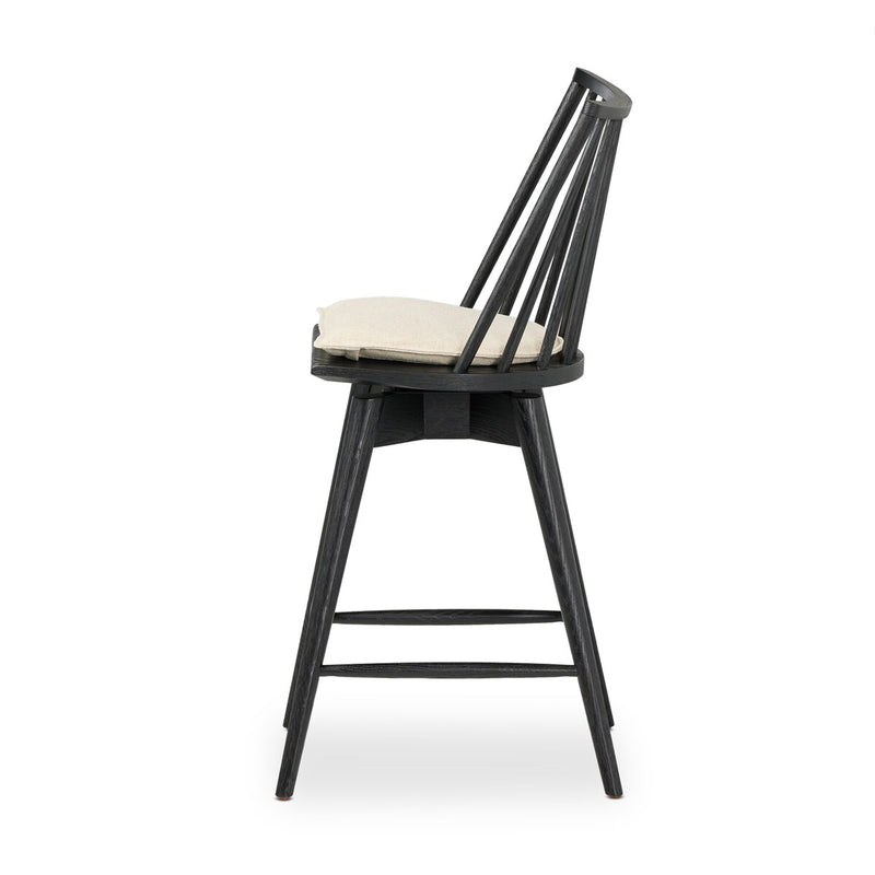 Lewis Swivel Bar + Counter Stool - Antwerp Natural