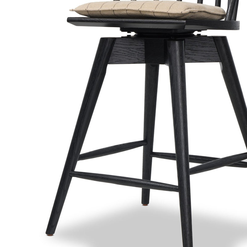 Lewis Swivel Bar + Counter Stool - Lavon Flint