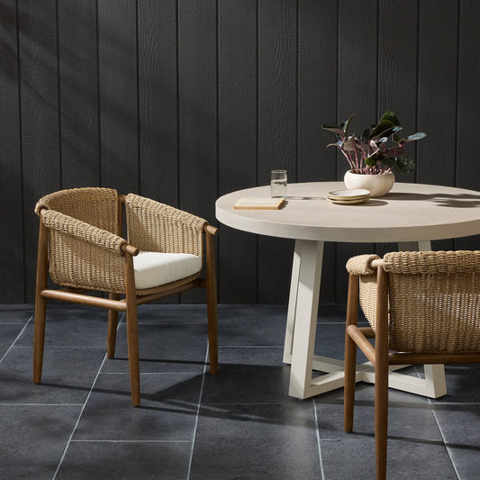 Cambrie Outdoor Dining Chair - Arashi Salt