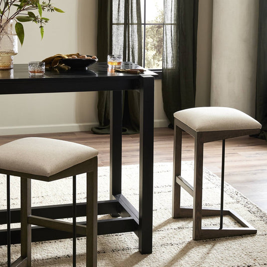 Finn Bar + Counter Stool - Sienna Brown Oak