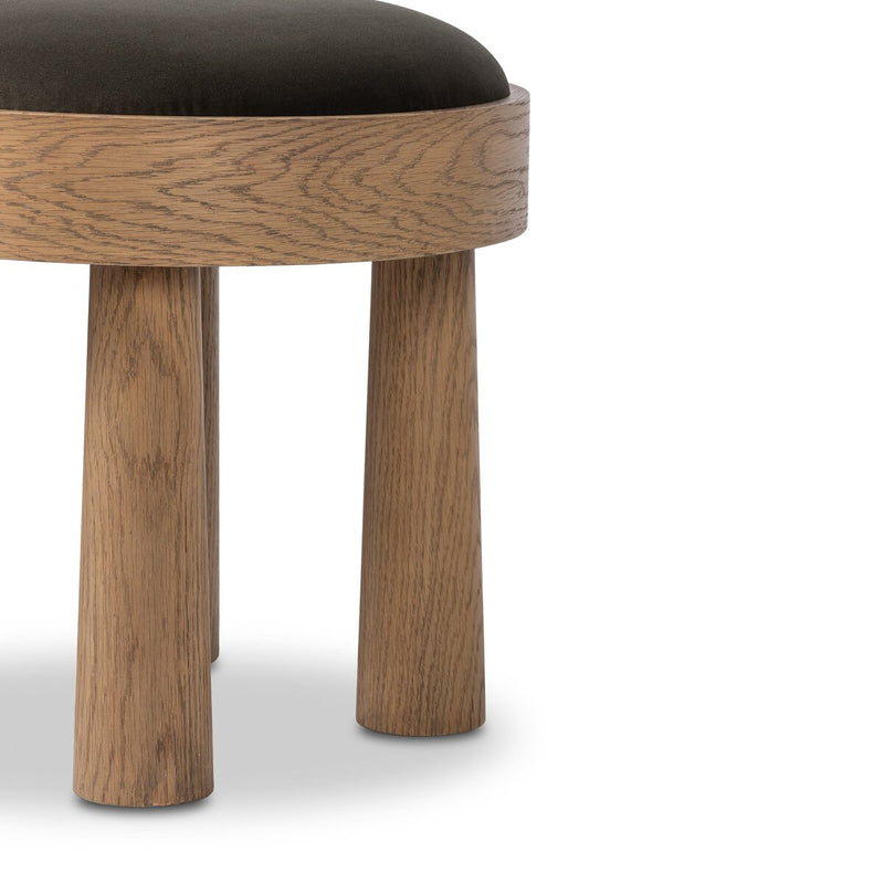 Louise Accent Stool - Modern Velvet Loden
