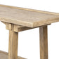 Trinity Console Table - Distressed Light Oak