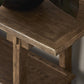 Trinity Console Table - Distressed Light Oak