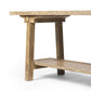 Trinity Console Table - Distressed Light Oak