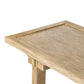 Trinity Console Table - Distressed Light Oak