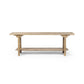 Trinity Console Table - Distressed Light Oak