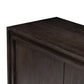 Chalmers Media Console - Smoked Black Resawn Oak