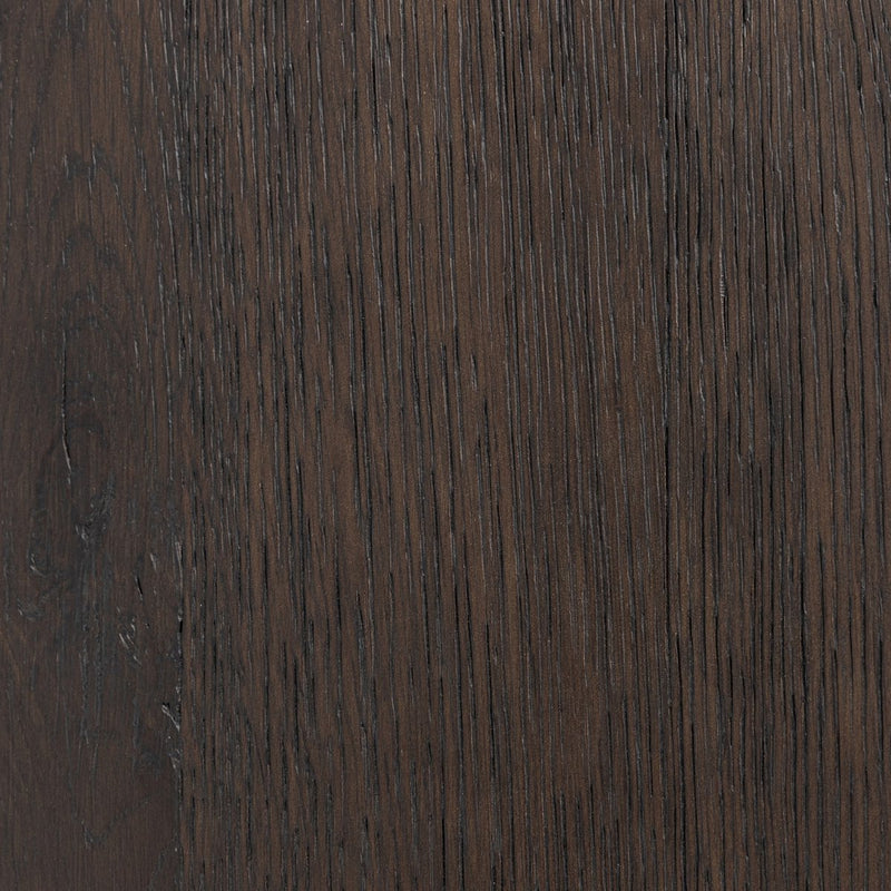 Chalmers Media Console - Smoked Black Resawn Oak