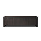 Chalmers Media Console - Smoked Black Resawn Oak