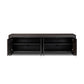 Chalmers Media Console - Smoked Black Resawn Oak