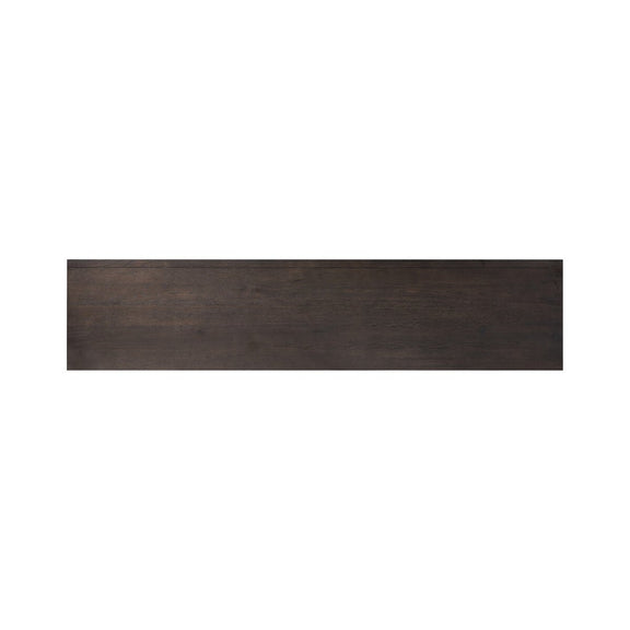 Chalmers Media Console - Smoked Black Resawn Oak