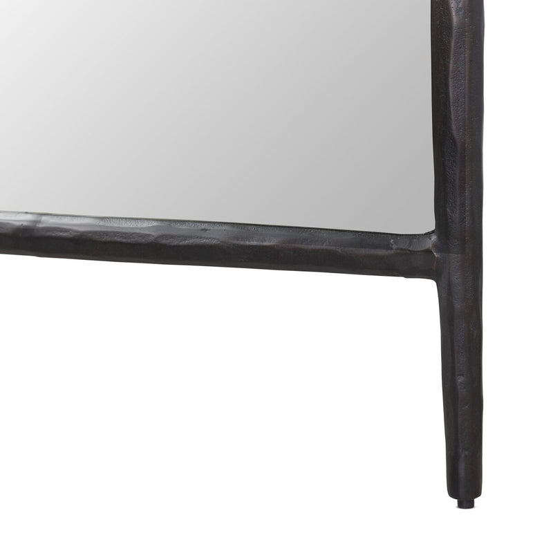 Tapered Floor Mirror - Bronzed Aluminum