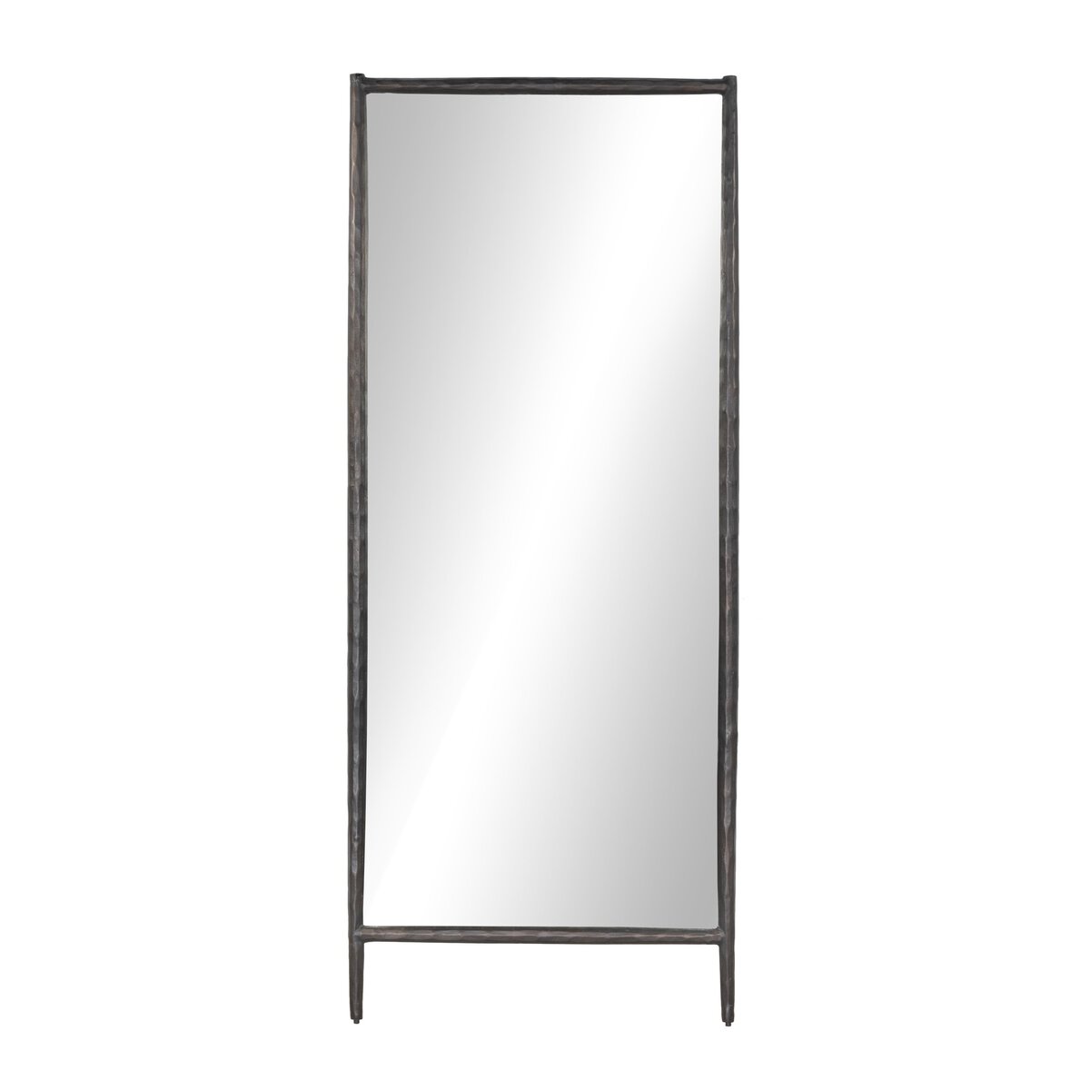 Tapered Floor Mirror - Bronzed Aluminum