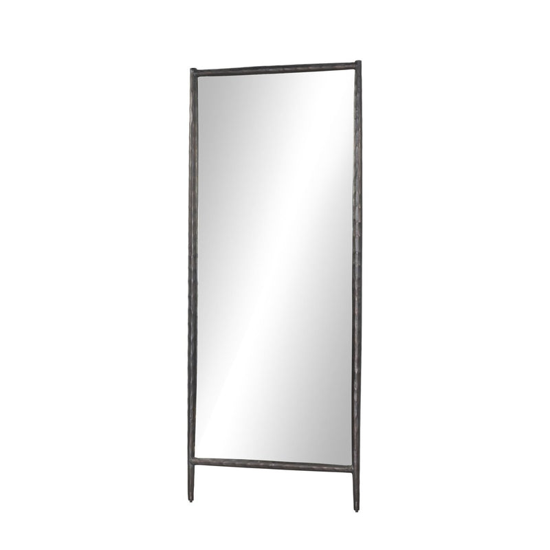 Tapered Floor Mirror - Bronzed Aluminum