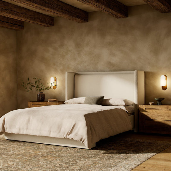 Sophia Bed - Portland Cream