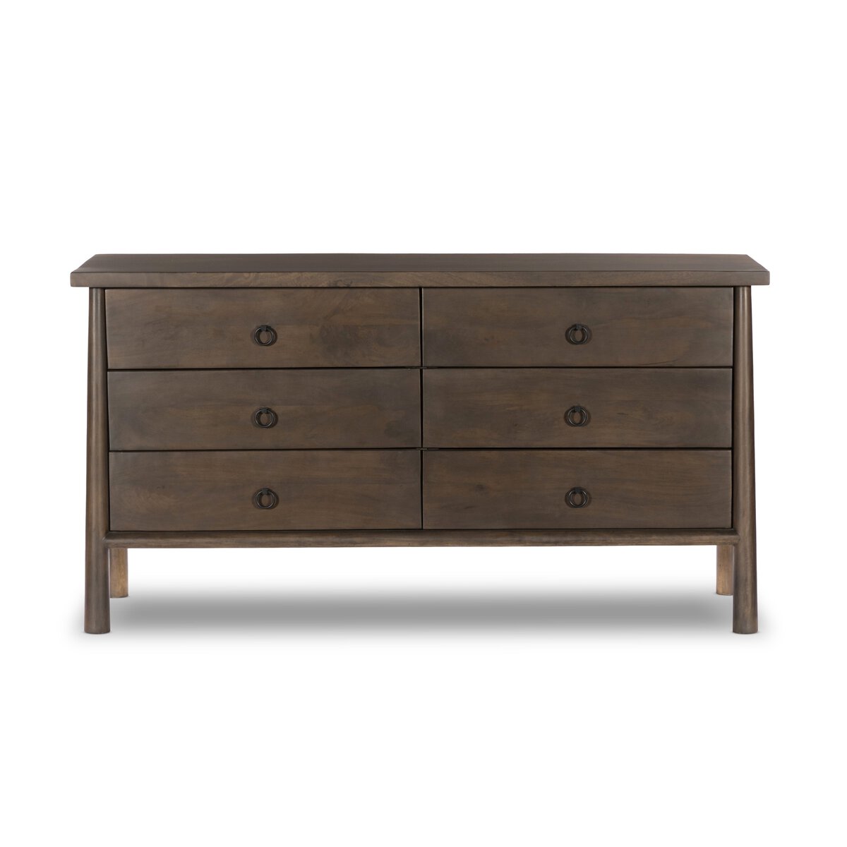 Freddie 6 Drawer Dresser - Brown