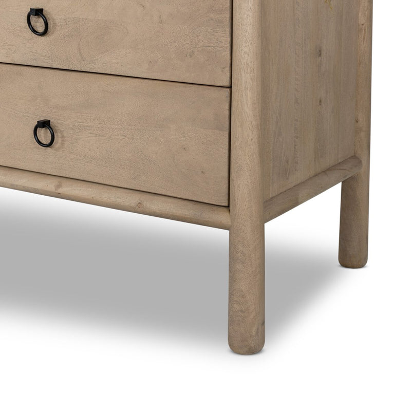 Freddie 6 Drawer Dresser - Caramel Mango