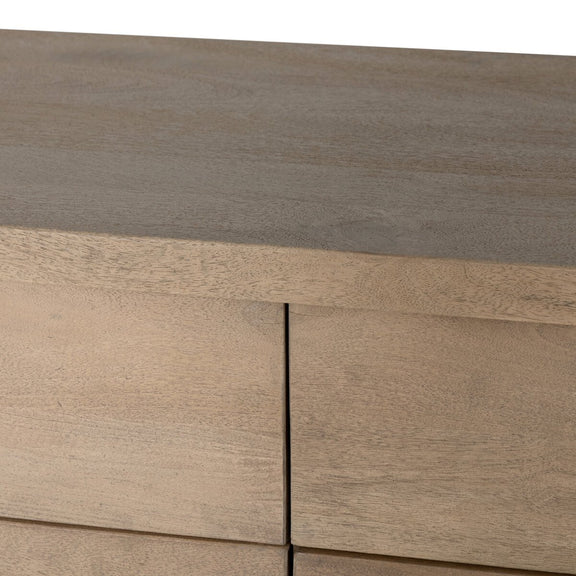 Freddie 6 Drawer Dresser - Caramel Mango