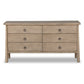 Freddie 6 Drawer Dresser - Caramel Mango