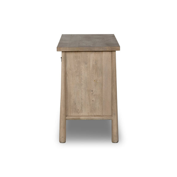 Freddie 6 Drawer Dresser - Caramel Mango