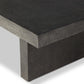 Huesca Outdoor Coffee Table - Distressed Graphite Concrete
