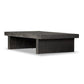 Huesca Outdoor Coffee Table - Distressed Graphite Concrete