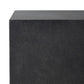 Huesca Outdoor End Table - Distressed Graphite Concrete