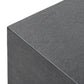 Huesca Outdoor End Table - Distressed Graphite Concrete