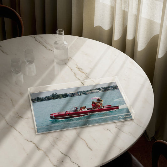Sea Drive Tray by Slim Aarons