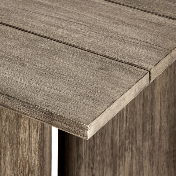 Huxley Outdoor Dining Table 110" - Stained Aged Grey-fsc