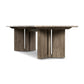 Huxley Outdoor Dining Table 110" - Stained Aged Grey-fsc