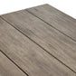 Huxley Outdoor Dining Table 110" - Stained Aged Grey-fsc