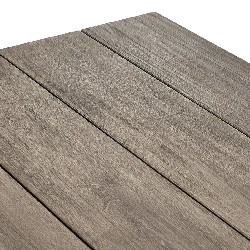 Huxley Outdoor Dining Table 110" - Stained Aged Grey-fsc