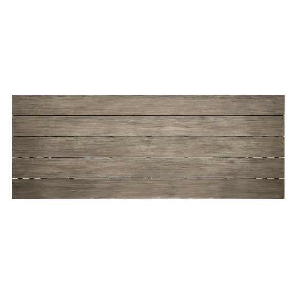 Huxley Outdoor Dining Table 110" - Stained Aged Grey-fsc