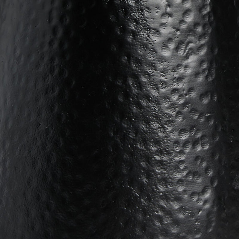 Ziggy Table Lamp - Hammered Black Aluminum