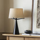 Ziggy Table Lamp - Hammered Black Aluminum