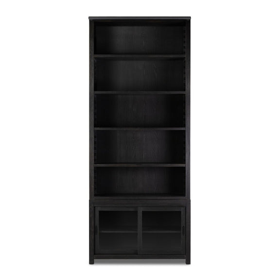 Admont Bookcase - Worn Black