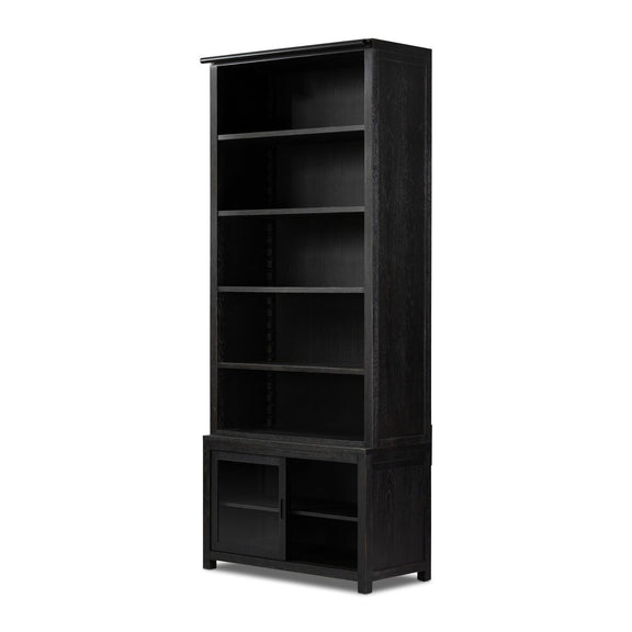 Admont Bookcase - Worn Black