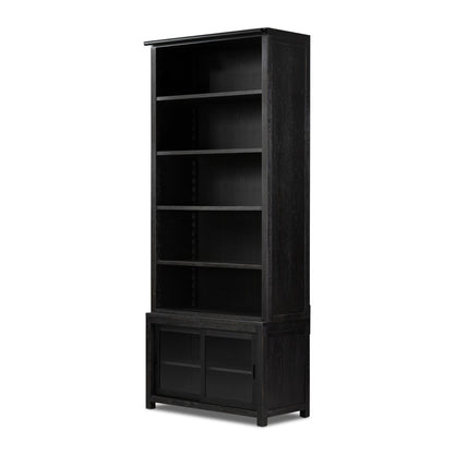 Admont Bookcase - Worn Black