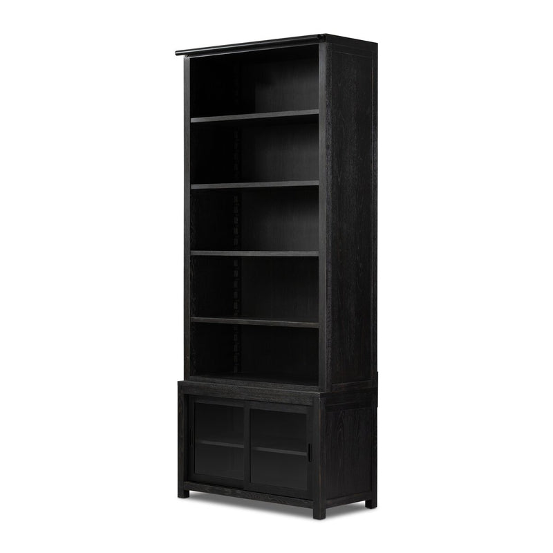 Admont Bookcase - Worn Black